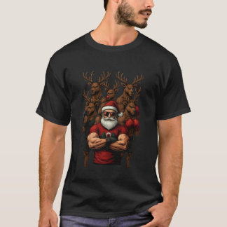 Gym julgran t shirt