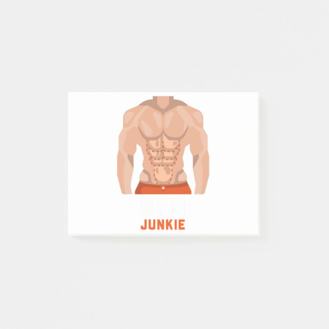 Gym Junkie Post-it Block (Framsida)
