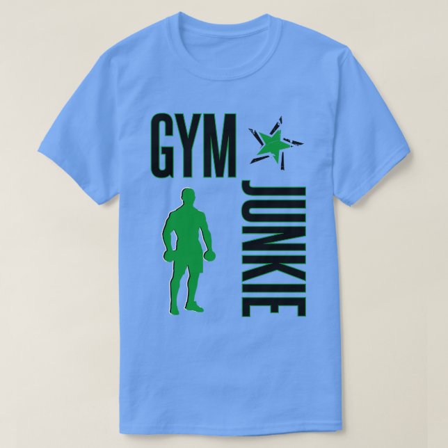 Gym junkie t shirt (Design framsida)