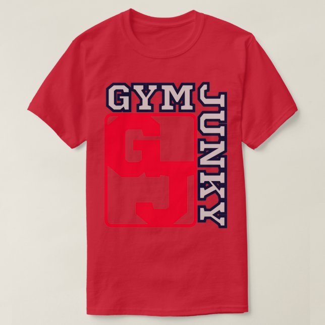 GYM JUNKY 20 T SHIRT (Design framsida)