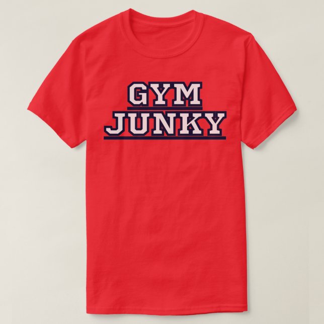GYM JUNKY 35 T SHIRT (Design framsida)
