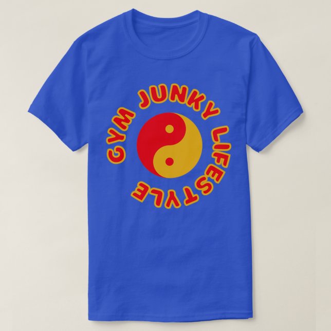 GYM JUNKY LIFESTYLE 9 T SHIRT (Design framsida)