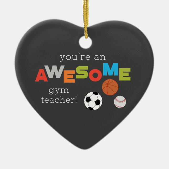 Gym Lacherapprecision Day Bollar, Fantastisk Julgransprydnad Keramik (Framsidan)
