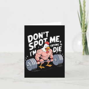 Gym, låt mig inte slå mig att jag försöker att Die Kort