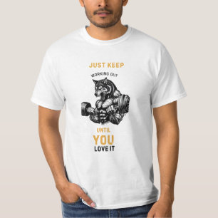 gym livsstil t shirt