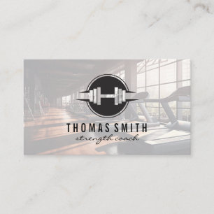 Gym Logotyp Fitness Center Visitkort