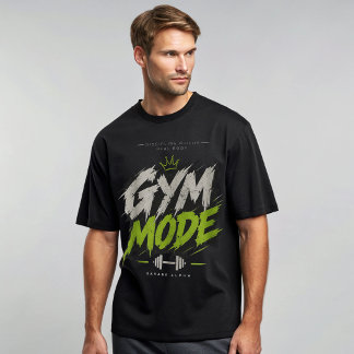 Gym Mode Savage Alpha T-Shirt – Disciplin Bygger