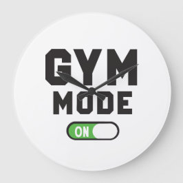 Gym Mode – Train Hard Stay Strong Stor Klocka