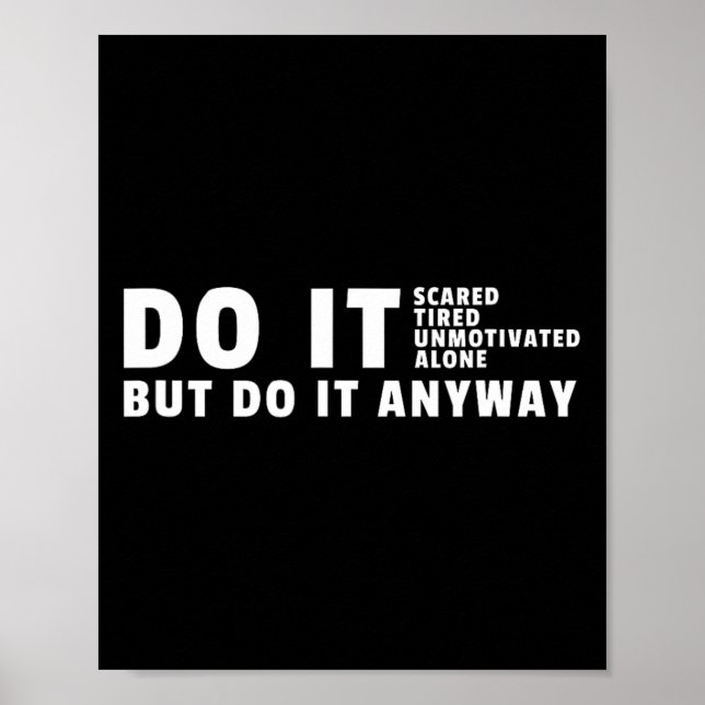 Gym Motivation Bodybuilding Poster (Framsidan)