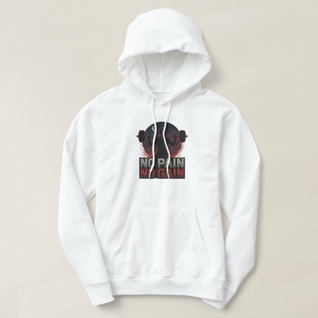 Gym Motivation Design tshirt  Hoodie (Design framsida)