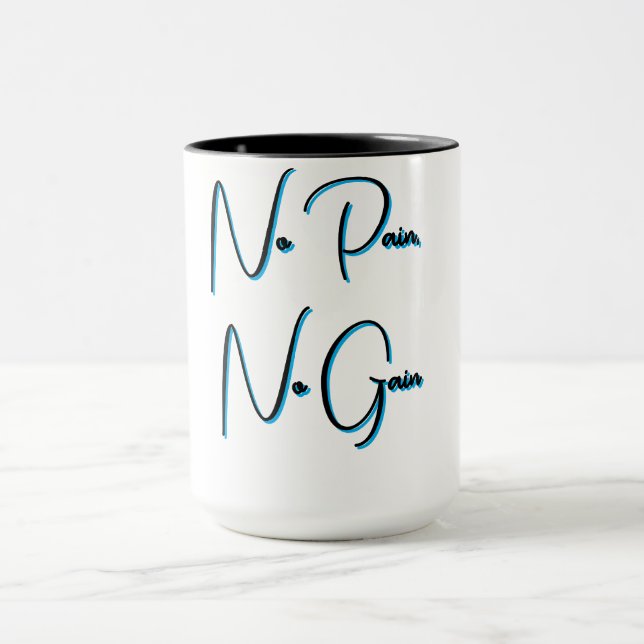 Gym Motivation for Fitness Warriors Mugg (Center)