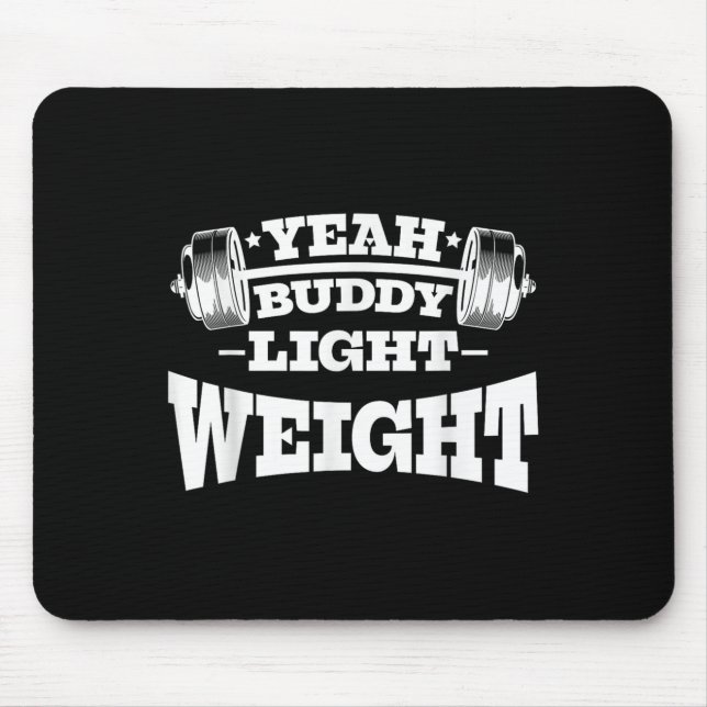 Gym Motivation Workout Ja Buddy Light Weight Musmatta (Framsidan)