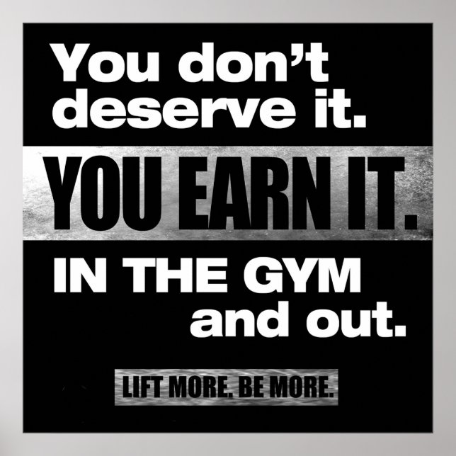 Gym Motivational Poster (Framsidan)