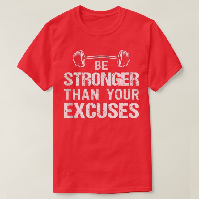 Gym Motivational Quote Bodybuilding viktning T Shirt (Design framsida)