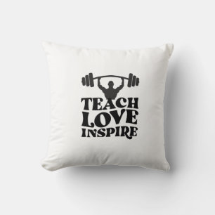 GYM-motiverande design Kudde