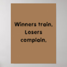 GYM Motivering citat och Light Brown