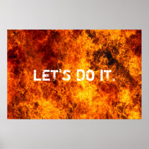 GYM Motiveringsot Låt oss att göra det Poster