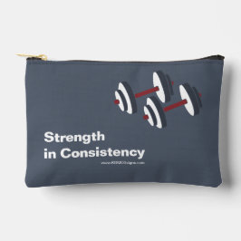 Gym motto-styrka i Consistency Grått