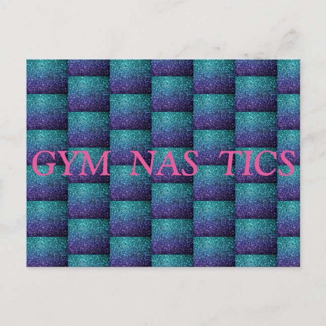 GYM NAS TICS - GYMNASTIK VYKORT (Framsida)