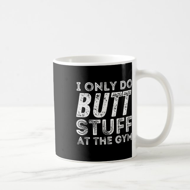 Gym- och bodybuilding-tröjor Uni Workout - Svart  Kaffemugg (Höger)