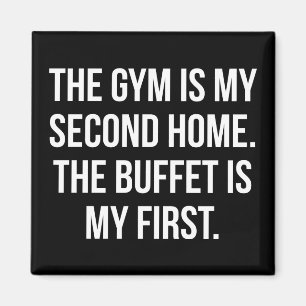 Gym och Buffet är mitt hem, Bulking - Lusnys worko Magnet
