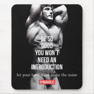 Gym- och Fitness Motivation - Bodybuilding, Lyfts Musmatta