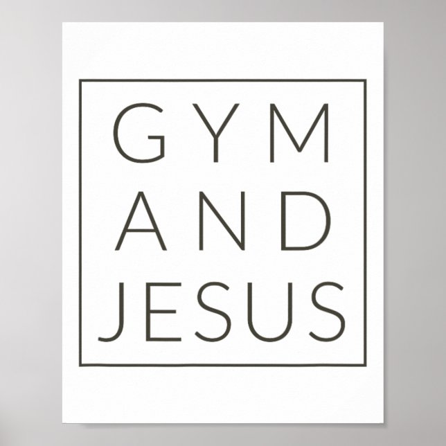 Gym Och Jesus  Poster (Framsidan)