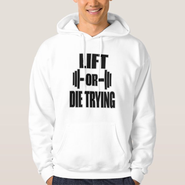 GYM OCH KROPPSBYGGANDE LYFT TRÖJA MED LUVA (Framsida)