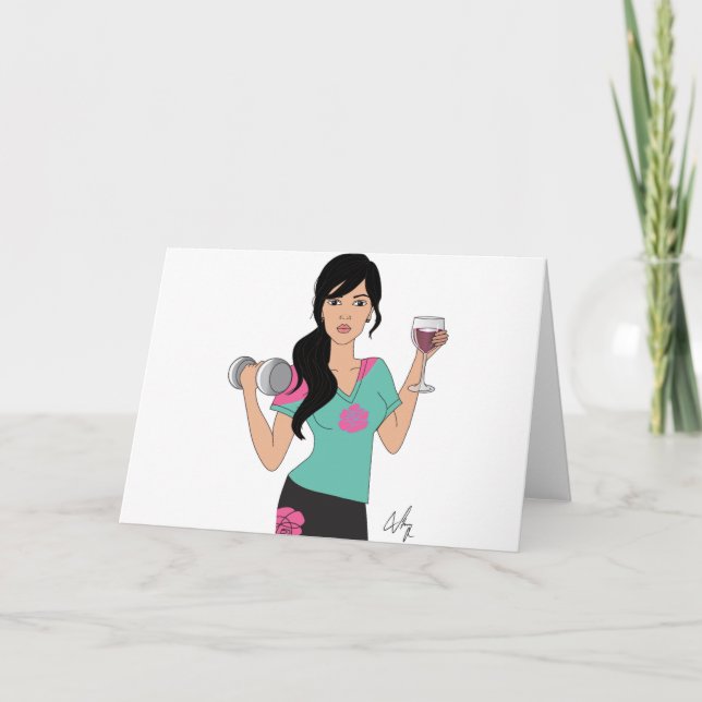 Gym och Wino Helgkort (Framsida)