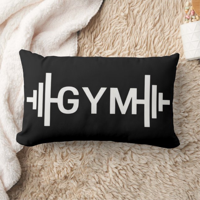Gym Ord Lumbar Dekorativ kudde (Filt)