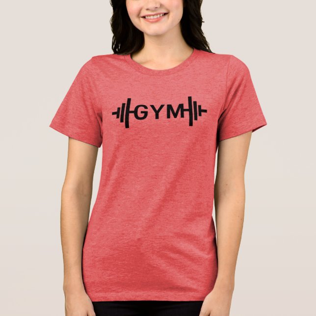 Gym Ord Tshirt T Shirt (Framsida)