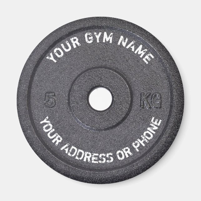 Gym Owner Fitness Instructor Gym Coach Workout Magnet (Framsidan)