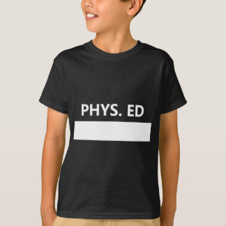 Gym PE Class Uniform School Physical Education Mid T Shirt