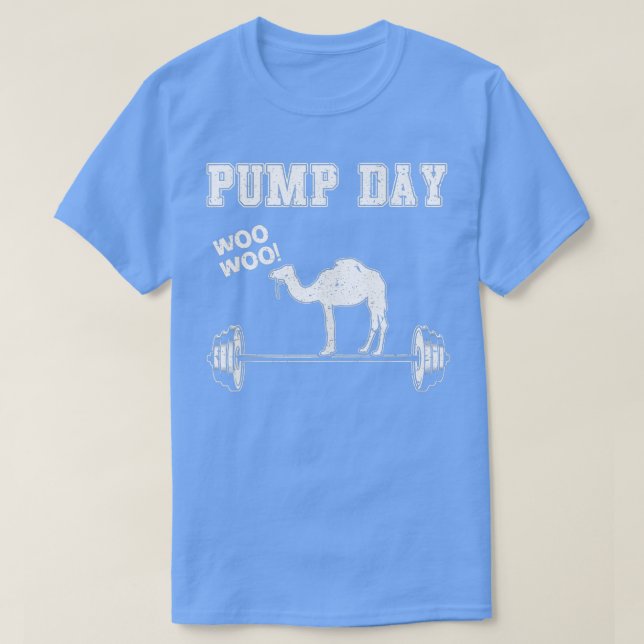 Gym Pump Day Camel s Fitness Barbell Manar Women G T Shirt (Design framsida)