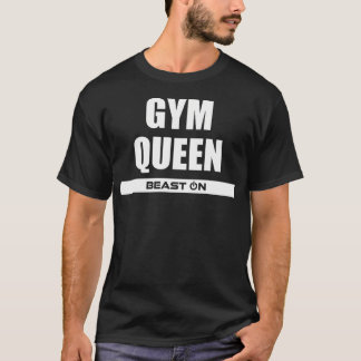 Gym Queen Gains Bodybuilding Gym Fitness Motivatio T Shirt