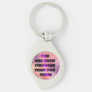 Gym Quotes Hoodie Truckerkeps Swirl Silverfärgad Nyckelring