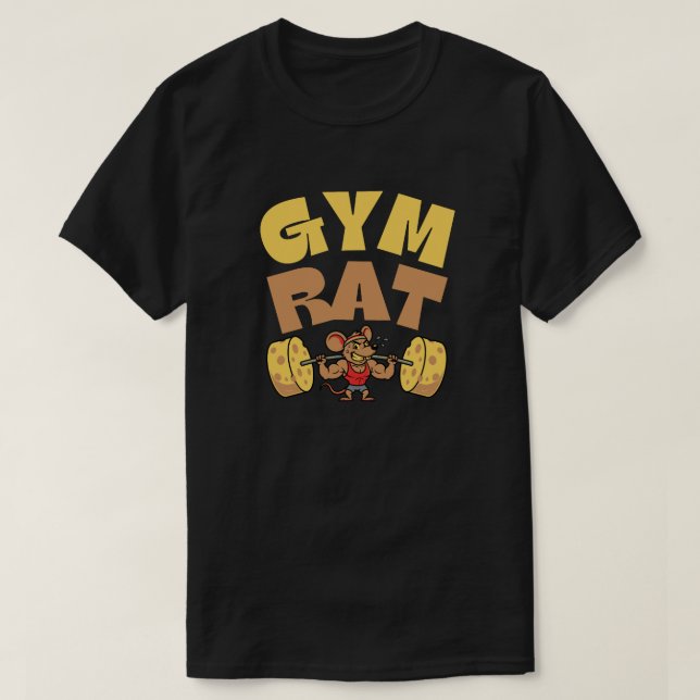 Gym Rat Fitness T-Shirt for Men (Design framsida)