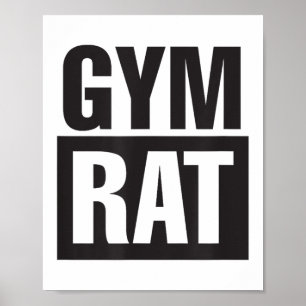 Gym Rats - Träning - Flit - Fitness - Motivation Poster