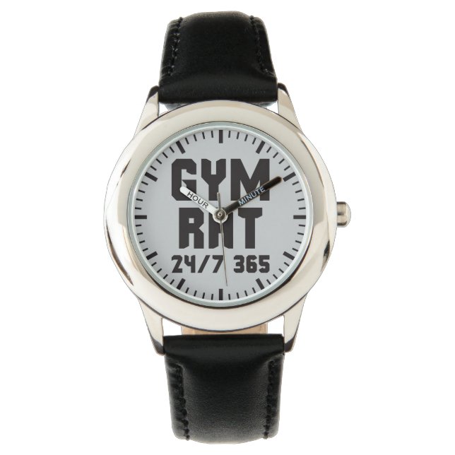 Gym Råtta - Bodybuilding Gym Motivation Armbandsur (Framsida)