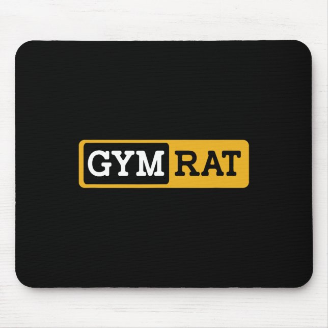 Gym Råtta Bodybuilding Workout Bodybuilding Musmatta (Framsidan)