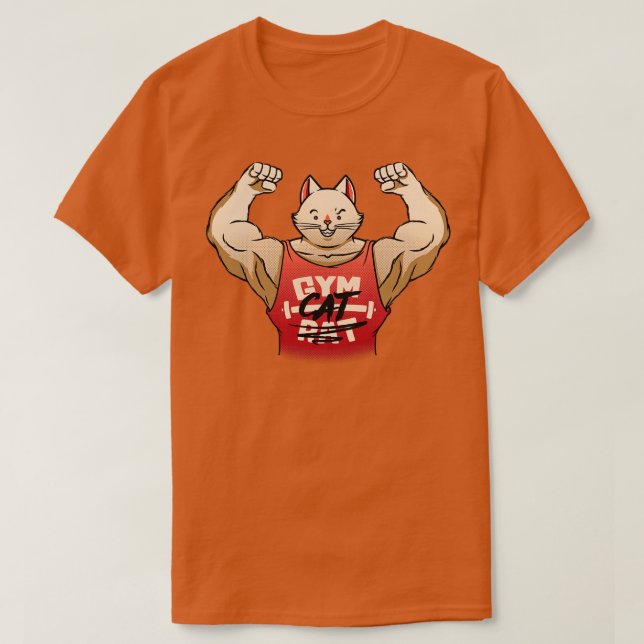 Gym Råtta Gym Cat av Tobe Fonseca T Shirt (Design framsida)