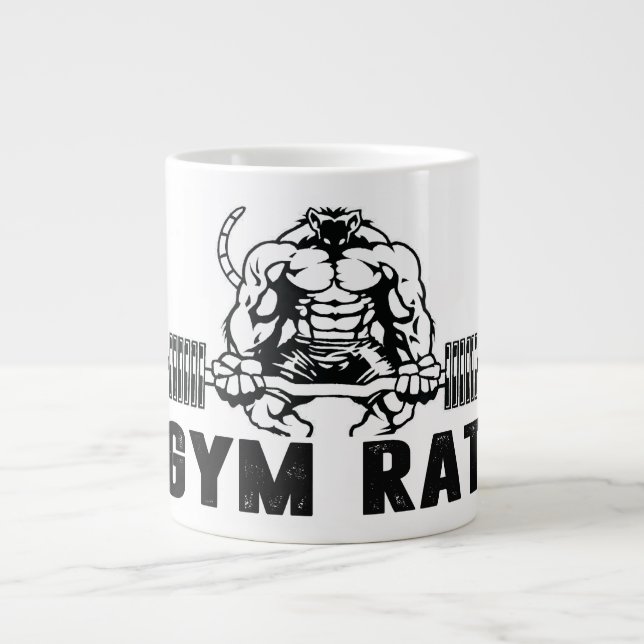 Gym Råtta Jumbo Mugg (Framsidan)