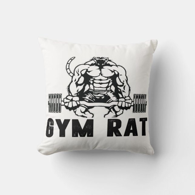 Gym Råtta Kudde (Framsida)