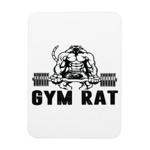 Gym Råtta Magnet