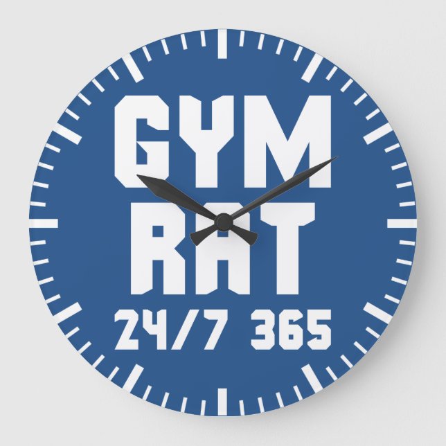 Gym Råtta - Motivational Fitness Gym Stor Klocka (Framsida)