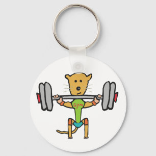 Gym Råtta Nyckelring