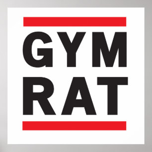 Gym Råtta Poster