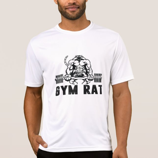 Gym Råtta T Shirt (Framsida)