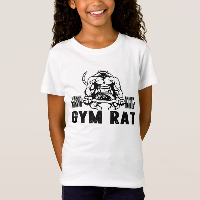 Gym Råtta T Shirt (Framsida)