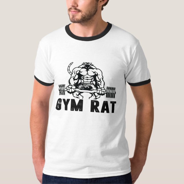 Gym Råtta T Shirt (Framsida)